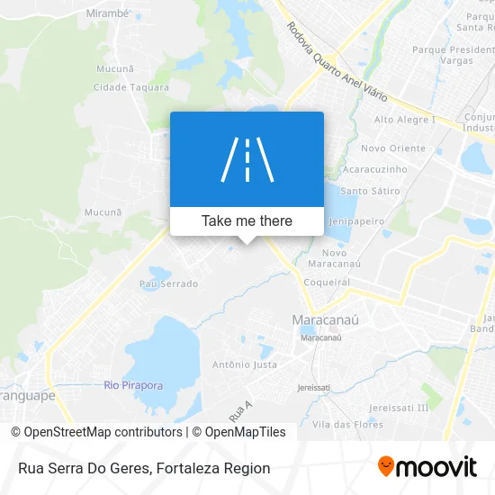 Rua Serra Do Geres map