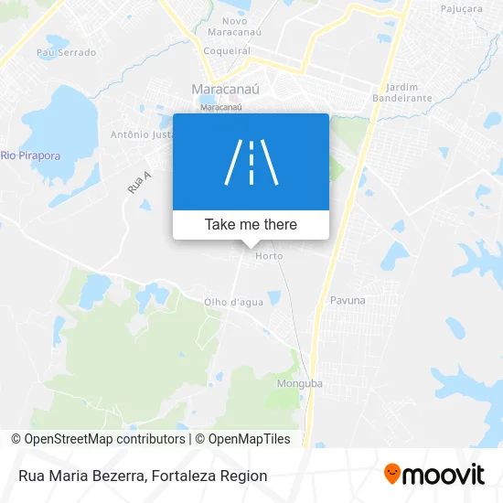 Rua Maria Bezerra map