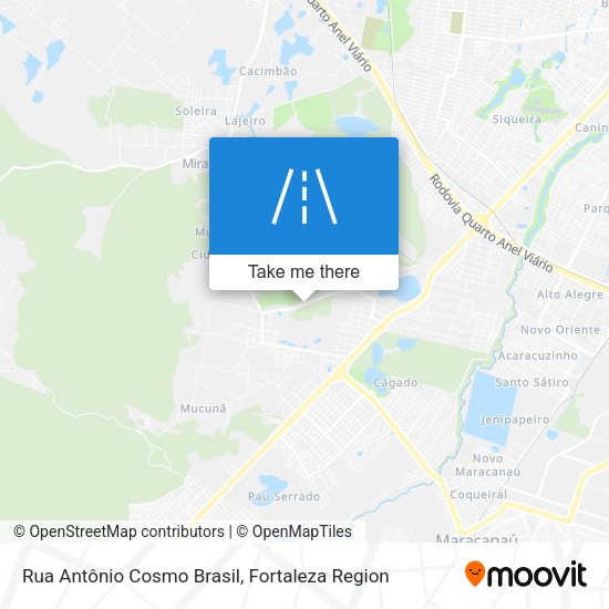 Rua Antônio Cosmo Brasil map