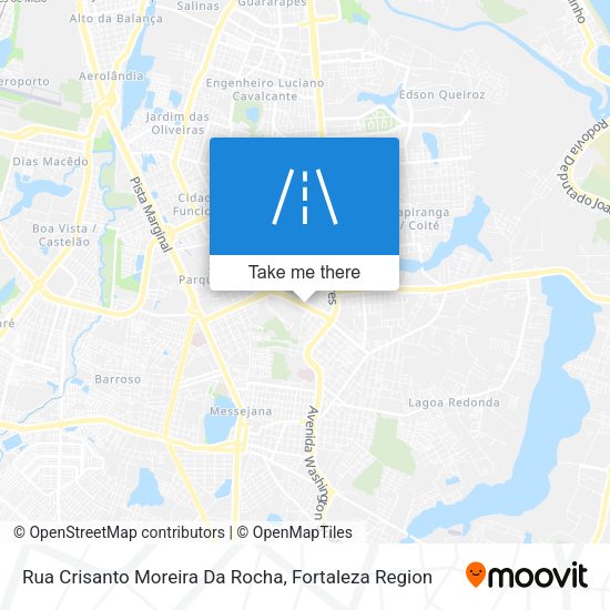 Rua Crisanto Moreira Da Rocha map