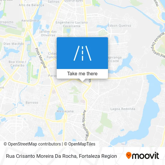 Rua Crisanto Moreira Da Rocha map