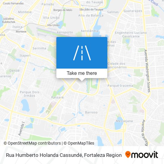 Mapa Rua Humberto Holanda Cassundé
