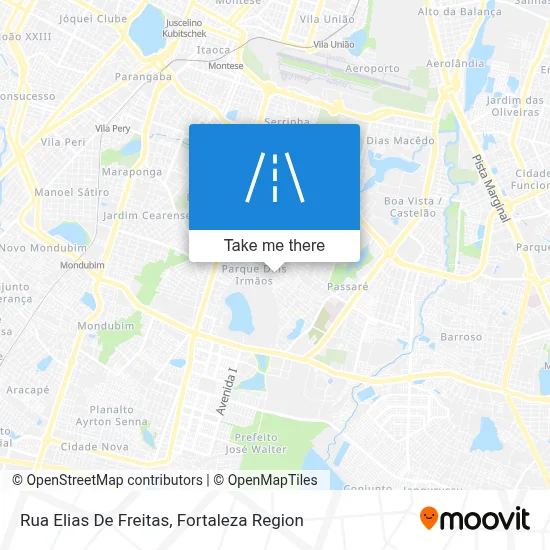 Rua Elias De Freitas map