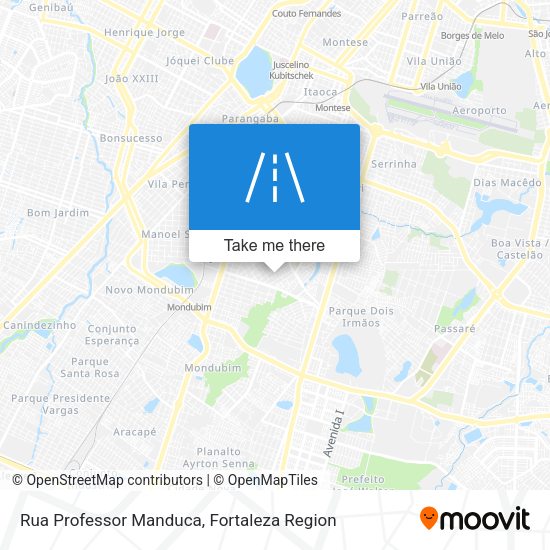 Rua Professor Manduca map