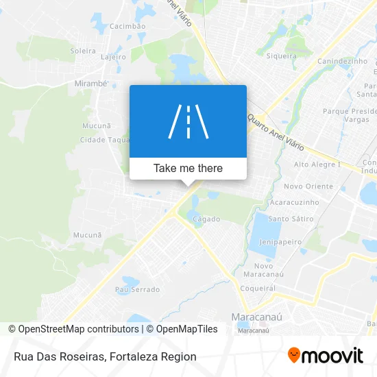 Rua Das Roseiras map