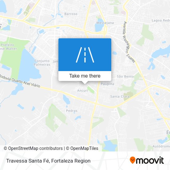 Travessa Santa Fé map