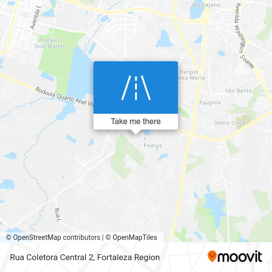 Rua Coletora Central 2 map