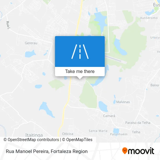 Rua Manoel Pereira map