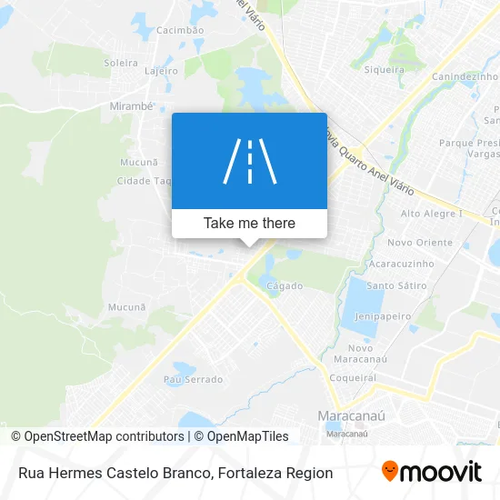 Rua Hermes Castelo Branco map