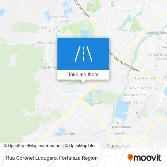 Rua Coronel Ludugero map