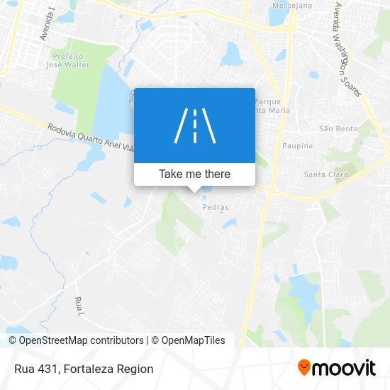 Rua 431 map