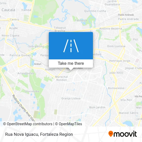 Rua Nova Iguacu map