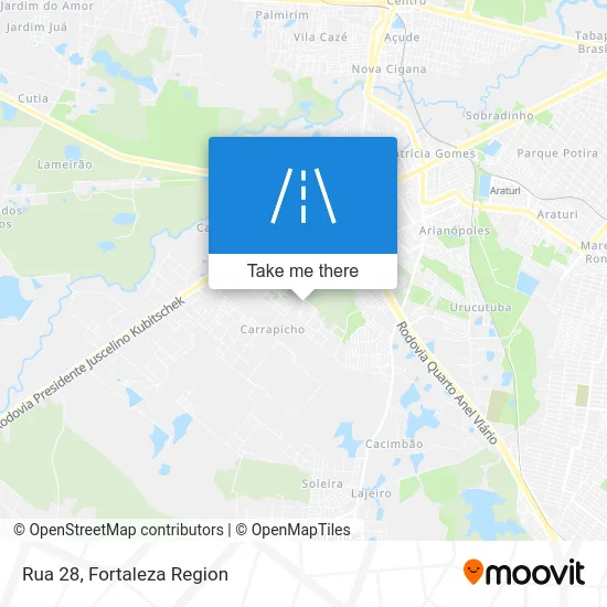 Rua 28 map