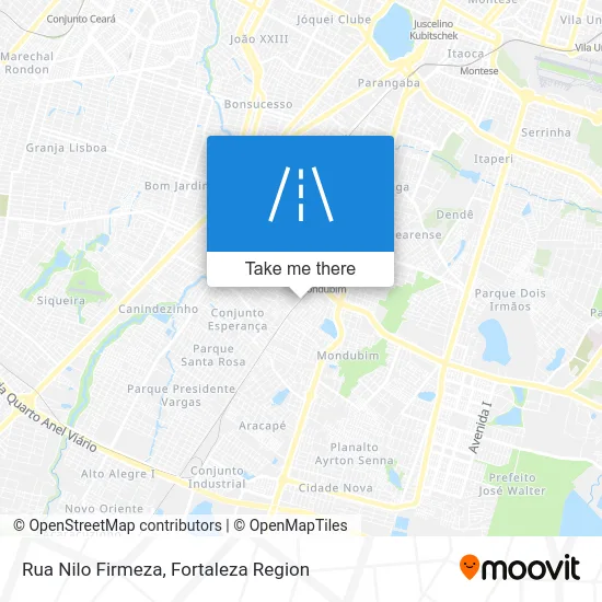 Rua Nilo Firmeza map