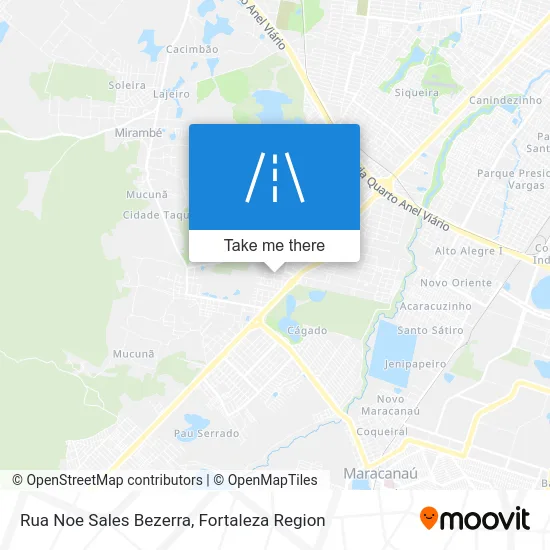Rua Noe Sales Bezerra map