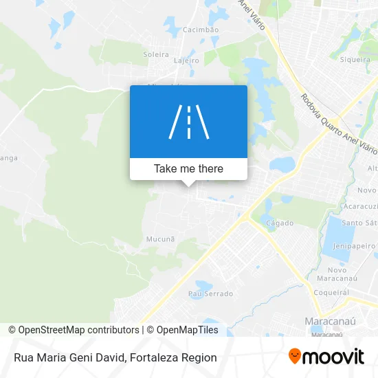 Rua Maria Geni David map