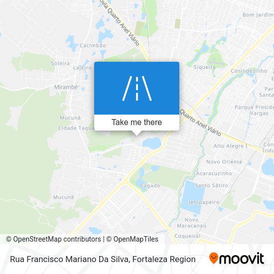 Rua Francisco Mariano Da Silva map