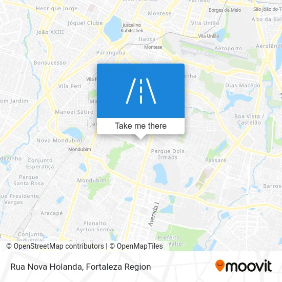 Rua Nova Holanda map