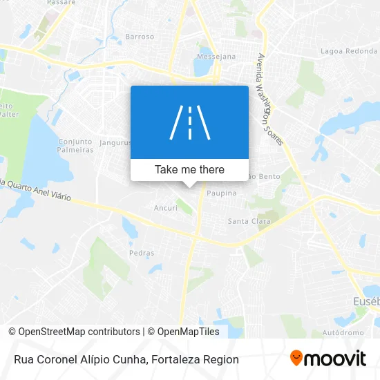 Rua Coronel Alípio Cunha map