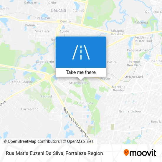Rua Maria Euzeni Da Silva map