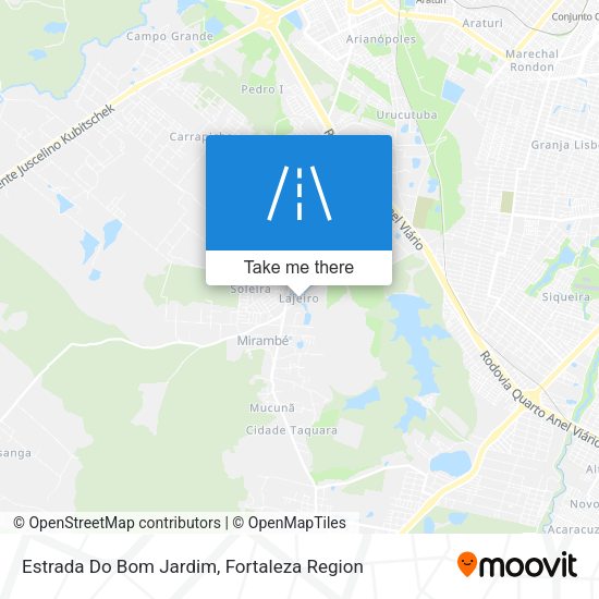 Estrada Do Bom Jardim map