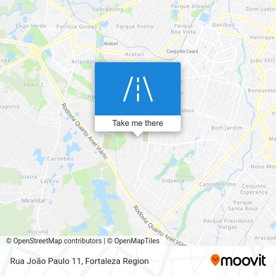 Rua João Paulo 11 map