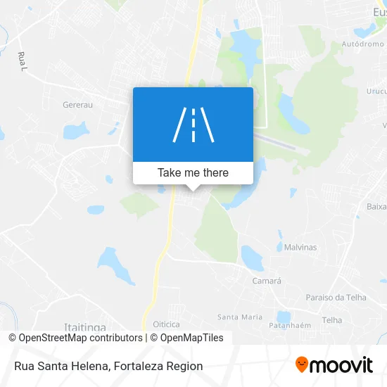 Rua Santa Helena map