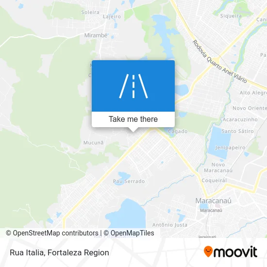 Rua Italia map