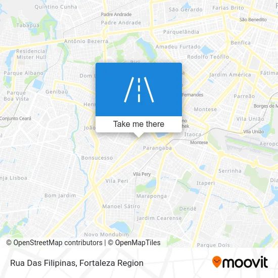 Rua Das Filipinas map