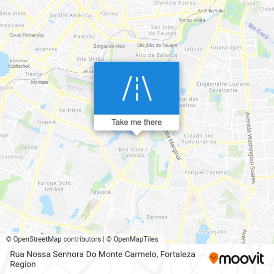 Rua Nossa Senhora Do Monte Carmelo map