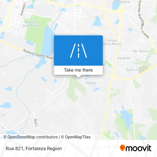Rua 821 map