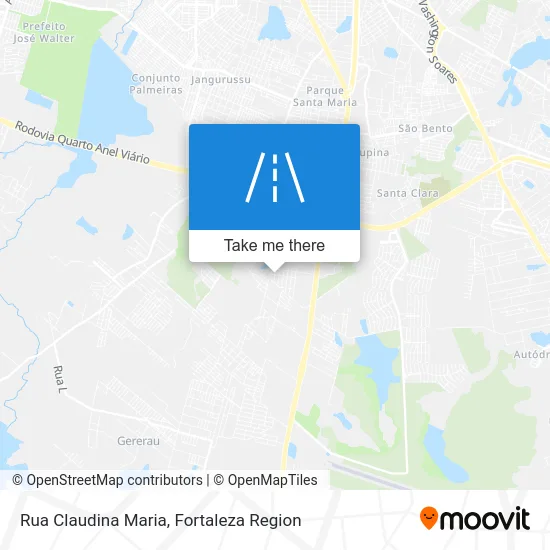 Rua Claudina Maria map
