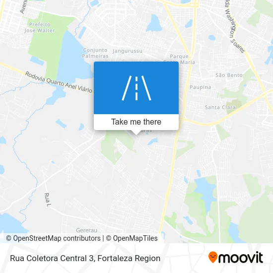 Rua Coletora Central 3 map
