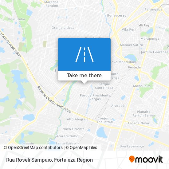 Rua Roseli Sampaio map