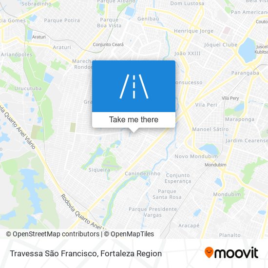 Mapa Travessa São Francisco