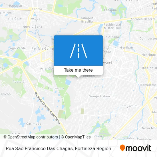 Rua São Francisco Das Chagas map