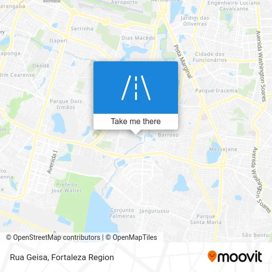 Rua Geisa map