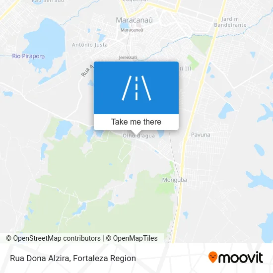 Rua Dona Alzira map