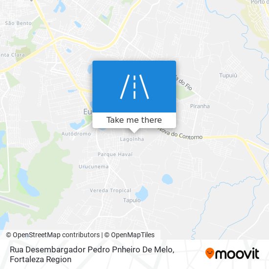 Mapa Rua Desembargador Pedro Pnheiro De Melo