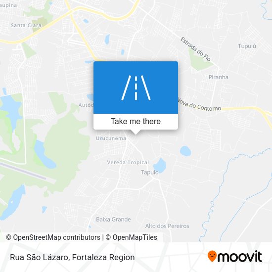 Rua São Lázaro map