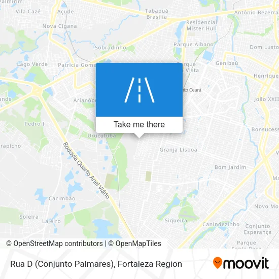Rua D (Conjunto Palmares) map