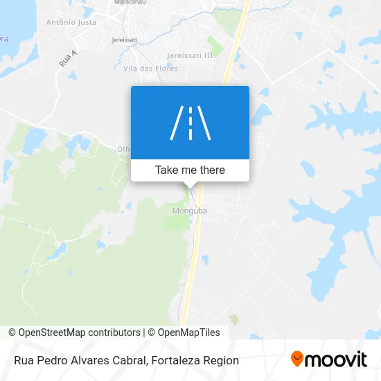 Rua Pedro Alvares Cabral map