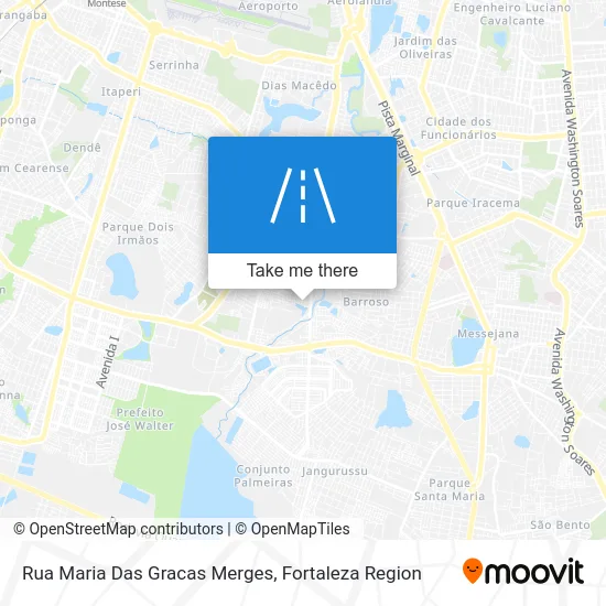 Rua Maria Das Gracas Merges map