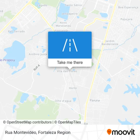 Rua Montevidéo map