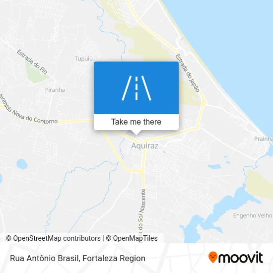 Rua Antônio Brasil map