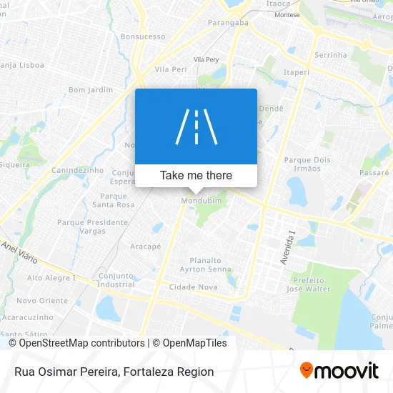 Rua Osimar Pereira map