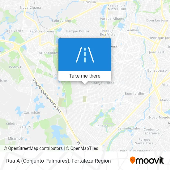 Rua A (Conjunto Palmares) map