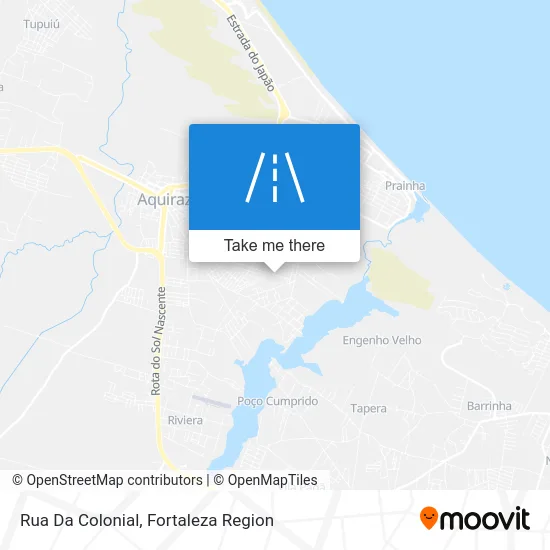 Rua Da Colonial map