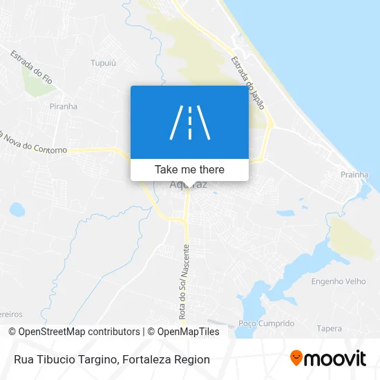 Rua Tibucio Targino map