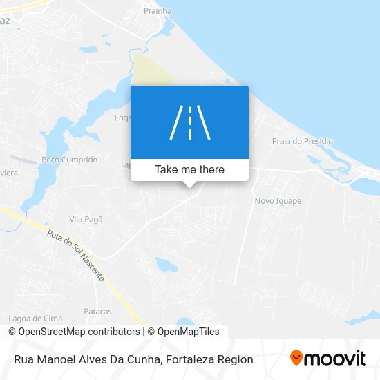 Rua Manoel Alves Da Cunha map